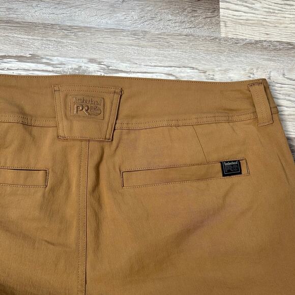 Timberland PRO Work Pants Athletic Fit W40 L30 Brown Utility Stretch Canvas - Picture 5 of 11